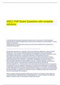 ANCC APRN bundled exam questions and answers 100&percnt; verified&period;