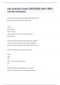 cdn practice exam 2023&sol;2024 with 100&percnt; correct answers