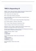 YMCA Lifeguarding v6 Exam with complete solutions