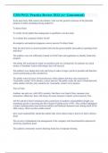C254 WGU Practice Review 2024 &lpar;A&plus; Guaranteed&rpar;