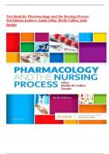 Test Bank for Pharmacology and the Nursing Process 9th Edition Authors: Linda Lilley, Shelly Collins, Julie Snyder | Complete Guide A+