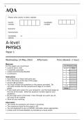 AQA A-level PHYSICS Paper 1 JUNE 2023 QUESTION PAPER