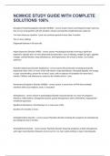 NCMHCE STUDY GUIDE WITH COMPLETE SOLUTIONS 100&percnt; 