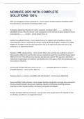 NCMHCE 2023 WITH COMPLETE SOLUTIONS 100&percnt; 