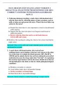 NGN RN HESI EXIT EXAM VERSION 3 2023 QUESTIONS & ANSWERS&sol;VERIFIED AND GRADED&sol;A&plus; GRADE