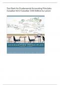 Test Bank for Fundamental Accounting Principles Canadian Vol 2 Canadian 14th Edition by Larson