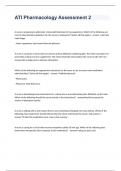 ATI Pharmacology Assessment 2 With Elaborated Questions and Answers 2023&period;