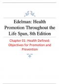 Edelman: Health Promotion Throughout the Life Span, 8th Edition Questions And Answers