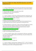 Med-Surg II HESI Test Bank 2023&sol;2024 Questions and 100&percnt; verified answers