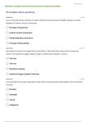 PERSONAL TRAINER CERTIFICATION EXAM WITH COMPLETE ANSWERS