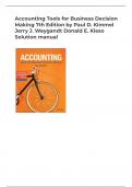 Solution manual for Accounting Tools for Business Decision  Making 7th Edition by Paul D&period; Kimmel  Jerry J&period; Weygandt Donald E&period; Kieso 