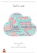 taal in actie nederlands bewijsdossier