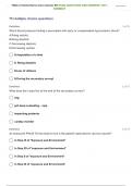 TNCC (Trauma Nurse Core Course) RN EXAM QUESTIONS AND ANSWERS 100% CORRECT 