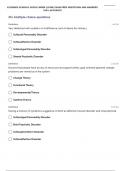 LICENSED CLINICAL SOCIAL WORK &lpar;LCSW&rpar; EXAM PREPARATION QUESTIONS AND ANSWERS 100&percnt; ACCURATE 