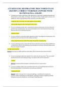 ATI MED SURG RESPIRATORY PROCTORED EXAM 2023&sol;100&percnt; CORRECT VERIFIED ANSWERS WITH RATIONALES&sol;A&plus; GRADE