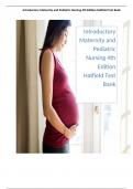 Introductory Maternity and Pediatric Nursing 4th Edition Hatfield Test Bank Questions And Answers