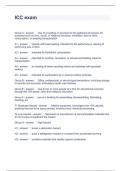 ICC exam Questions and Answers 2023 Graded  A&plus; 2023