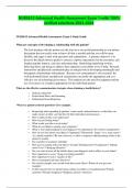 NURS612 Advanced Health Assessment Exam 1-with 100&percnt; verified solutions-2023-2024