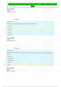 Nutrition 101 Final Exam-With 100&percnt; verified solutions-2023-2024
