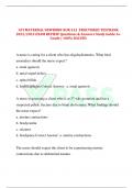 ATI MATERNAL NEWBORN NUR 412 PROCTORED TESTBANK  2022&sol;2023 EXAM REVIEW Questions & Answers Study Guide A&plus;  Grade &vert; 100&percnt; SOLVED