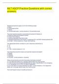 ASCP STUDY GUIDE FOR MLT EXAM&period; Bundled exam&period;