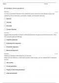 LICENSED CLINICAL SOCIAL WORK &lpar;LCSW&rpar; EXAM PREPARATION &vert;ANSWERS 100&percnt; ACCURATE 