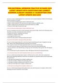 CMS MATERNAL NEWBORN PRACTICE B EXAMS 2023  LATEST UPDATE WITH QUESTIONS AND CORRECT  ANSWERS ALREADY GRADED A&plus; GUARANTEED PASS  LATEST UPDATE 2023-2024