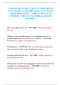 INDIANA PESTICIDE APPLICATOR RIGHT OF WAY EXAM LATEST 2023-2024 ACTUAL EXAM 100 QUESTIONS AND CORRECT DETAILED ANSWERS &lpar;VERIFIED ANSWERS&rpar; &vert;ALREADY GRADED A&plus; 