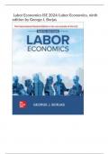 TestBank for Labor Economics ISE 9th Edition by George J. Borjas 2024