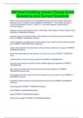 360 food handling course &lpar;Texas&rpar; Exam Questions And Correct Solutions