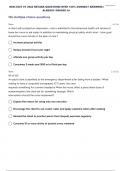 HESI EXIT V1 2022 RETAKE QUESTIONS WITH 100% CORRECT ANSWERS | ALREADY GRADED A+