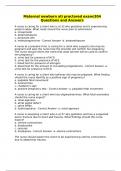 Maternal newborn ati proctored exam&sol;304 Questions and Answers