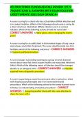 ATI PROCTORED FUNDAMENTALS REVIEW  &lpar;PT&period;1&rpar; 70QUESTIONS & ANSWERS BEST EXAM SOLUTION LATEST UPDATE 2023&sol;2024 GRADE A&plus;