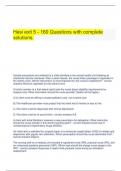  Hesi exit 5 - 160 Questions with complete solutions&period;