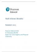 Edexcel AS Level Chemistry Paper 1 & Paper 2 Mark Scheme June 2023&lpar;package&rpar;