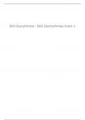 EKG Dysrythmias - EKG Dysrhythmias Exam 1