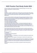  NCE Practice Test Study Guide 2024