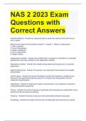 BUNDLE FOR NAS 2 Exam Questions with Correct Answers