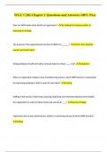 WGU C202 Exam Bundle&vert; All Exam Questions with Correct answers Latest Update&vert; Certified Quality  Graded A&plus;