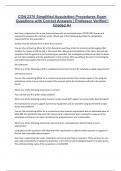 CON 2370 Simplified Acquisition Procedures Exam Questions with Correct Answers &vert; Professor Verified &vert; Graded A&plus;