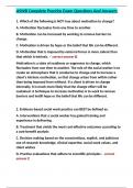 ASWB Complete Practice Exam Questions And Answers 