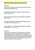 BSW 170-Questions And Answers Practice Test