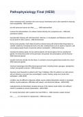 Pathophysiology Final &lpar;HESI&rpar;
