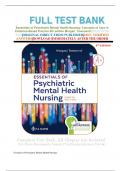       FULL TEST BANK Essentials of Psychiatric Mental Health Nursing: Concepts of Care in Evidence-Based Practice 8th edition Morgan, Townsend Q & A