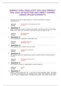NURS6512 FINAL EXAM LATEST 2023-2024 VERSION C REAL EXAM 100 QUESTIONS AND CORRECT ANSWERS AGRADE &lpar;WALDEN UNIVERSITY&rpar;