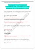 PHARM ATI PROCTORED 2019 QUESTIONS AND ANSWERS (RETAKE) 2023/2024 / GUARANTEE PASS GUIDE
