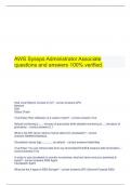    AWS Sysops Administrator Associate questions and answers 100% verified.