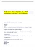 BCBA exam-PASS the BIGABA EXAM questions and answers well illustrated.