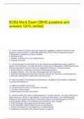  BCBA Mock Exam OBHS questions and answers 100&percnt; verified&period;