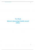 Test Bank Women’s Gynecologic Health, Second Edition